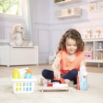 Melissa & Doug Laundry Basket Pretend Play Set for Kids