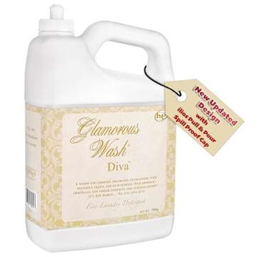 Tyler's Diva Glam Wash Laundry Detergent, Gallon (128 Fl oz) (Pack of 1) ILIOS Packaging.