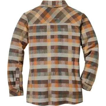 Comfortable Women's Flannel Shacket with Sherpa Lining