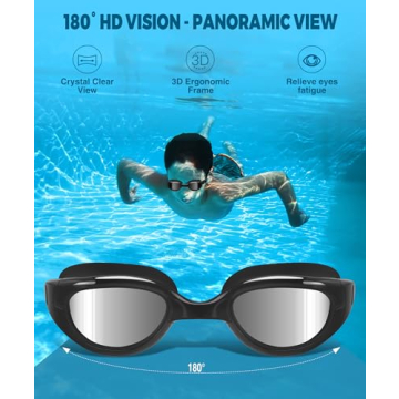 Polarized Kids Swim Goggles - Anti-Fog and Comfortable
