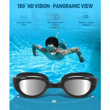Polarized Kids Swim Goggles - Anti-Fog and Comfortable
