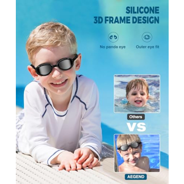 Polarized Kids Swim Goggles - Anti-Fog and Comfortable