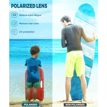 Polarized Kids Swim Goggles - Anti-Fog and Comfortable