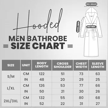 NY Threads Men's Hooded Fleece Bathrobe - Black