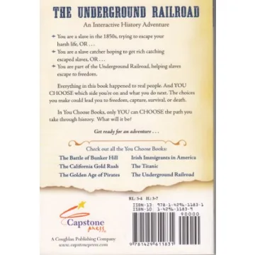 The Underground Railroad Interactive History Adventure Book