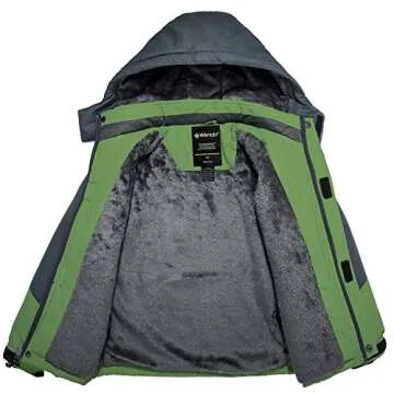 Wantdo Boys' Waterproof Ski Jacket - Warm Winter Coats