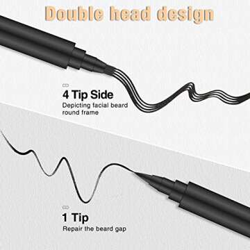 Long-Lasting Beard Pencil Filler for Men Waterproof