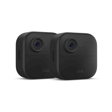 Blink Outdoor 4 (newest model), Wire-free smart security camera, two-year battery life, two-way audi...
