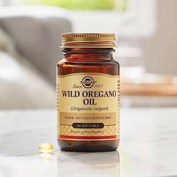 Solgar Wild Oregano Oil, 60 Softgels - Oregano Oil Concentrate - Immune Support - Non GMO, Gluten Free, Dairy Free - 60 Servings