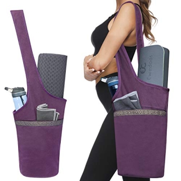Stylish Ewedoos Yoga Mat Bag with Pockets and Comfort