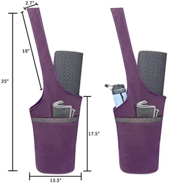 Stylish Ewedoos Yoga Mat Bag with Pockets and Comfort