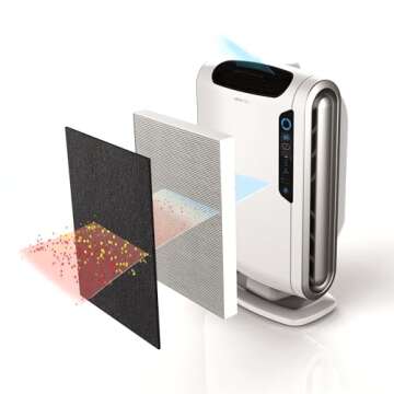 Fellowes AeraMax 200 Air Purifier for Mold, Odors, Dust, Smoke, Allergens and Germs with True HEPA Filter and 4-Stage Purification (9320401)