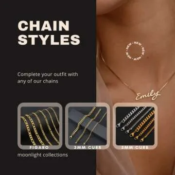 Custom Name Necklace Customizable Name Necklace for Women Name Plate Necklaces with Names