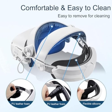 8VR Head Strap for Oculus Quest 2 with 6400mAh Battery
