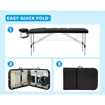 BestMassage Adjustable Folding Massage Table