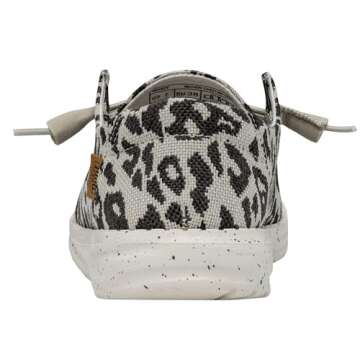 Hey Dude Wendy Cheetah Grey Slip-On Loafers for Women