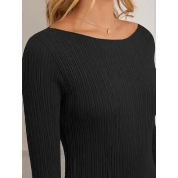 MEROKEETY Women's Ribbed Knit Maxi Dress for All Occasions