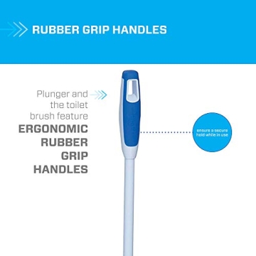 Mr. Clean Turbo Plunger and Bowl Brush Caddy Set