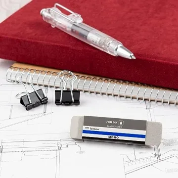 Tombow 67304 Mono Sand Eraser, 2-Pack. Silica Eraser Designed to Remove Colored Pencil and Ink Markings…