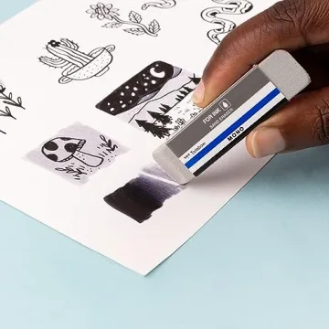 Tombow 67304 Mono Sand Eraser, 2-Pack. Silica Eraser Designed to Remove Colored Pencil and Ink Markings…