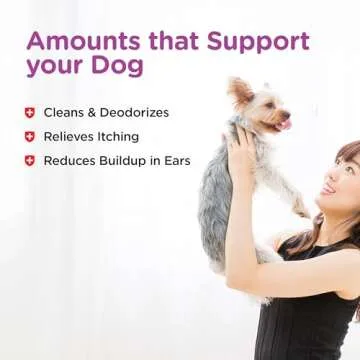 Nutri-Vet Ear Cleanse for Dogs - Gentle Ear Cleaner 8 oz