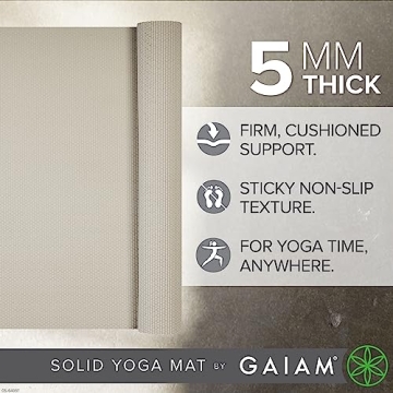 Gaiam Yoga Mat Non Slip for Yoga and Fitness