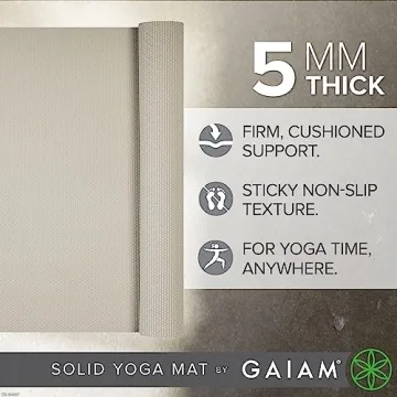 Gaiam Yoga Mat Non Slip for Yoga and Fitness