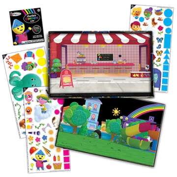 Colorforms — Picture Playset — Charlie's City — The Classic Picture Toy That Sticks Like Magic...