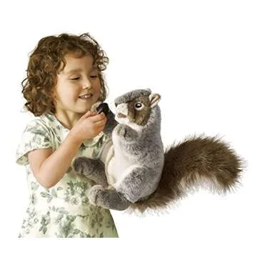 Folkmanis Gray Squirrel Hand Puppet – Creative Toy for Children