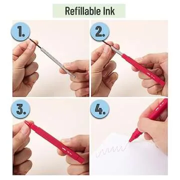 Mr. Pen- Aesthetic Pens, 10 Pack, Assorted Colors, Fast Dry, No Smear Bible Pens Bleed Through, Fine Point Pen, Ballpoint Ballpoint, Tip for Note Taking, Aesthetic, (OOYC012M203)