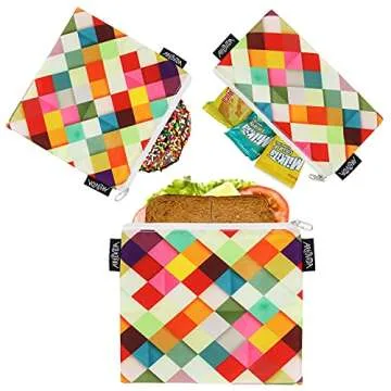 Artovida Reusable Lunch Bags - Eco-Friendly and Safe