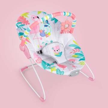 Bright Starts Baby Bouncer with Soothing Vibrations