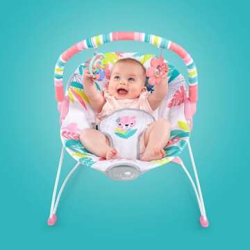 Bright Starts Baby Bouncer with Soothing Vibrations