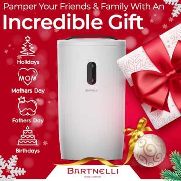 Bartnelli Pro Luxury Premium Towel Warmer, Extra Large Modern Bucket Style Warmer for Home Bath & Sp...