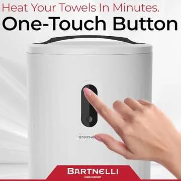 Bartnelli Pro Luxury Premium Towel Warmer, Extra Large Modern Bucket Style Warmer for Home Bath & Spa Towels, Blankets & Bathrobes | Great Gift Idea for Men, Women for Holidays,Birthdays,Anniversaries