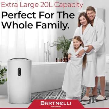 Bartnelli Pro Luxury Premium Towel Warmer, Extra Large Modern Bucket Style Warmer for Home Bath & Spa Towels, Blankets & Bathrobes | Great Gift Idea for Men, Women for Holidays,Birthdays,Anniversaries