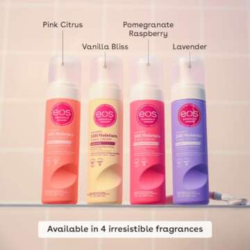 eos Shea Better Shaving Cream- Lavender, Women's Shave Cream, Skin Care, Doubles as an In-Shower Lotion, 24-Hour Hydration, 7 fl oz, 3-Pack