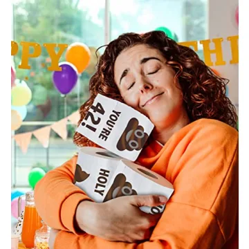 Holy You're 42 Birthday Toilet Paper Gift for Laughs