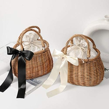 Stylish Hand-Woven Rattan Basket for All Occasions