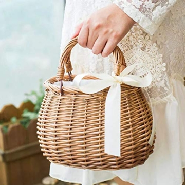 Stylish Hand-Woven Rattan Basket for All Occasions