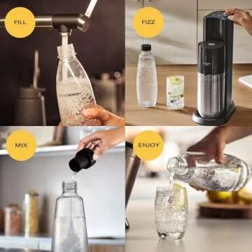 SodaStream E-Duo Black Sparkling Water Maker with CO2