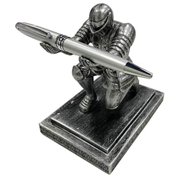 Ofiedx Knight Pen Holder - Unique Desk Accessory Gift