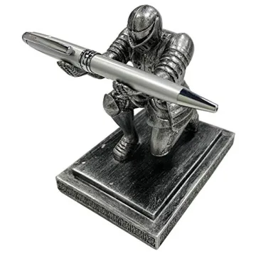 Ofiedx Knight Pen Holder - Unique Desk Accessory Gift