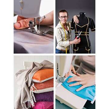 Mandala Crafts Double Fold Bias Tape for Sewing - 55 Yds Black Bias Tape Double Fold 1/2 Inch Hem Quilt Binding Black Seam Binding Tape - Fabric Piping Bias Binding Tape