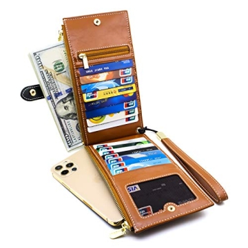 ANDOILT RFID Blocking Genuine Leather Wallet for All