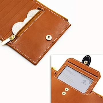 ANDOILT RFID Blocking Genuine Leather Wallet for All