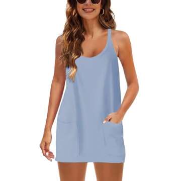 Lentta Women's Athletic Mini Dress for Summer Fun