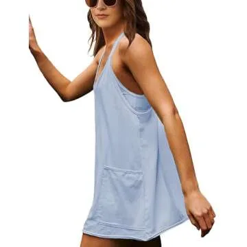 Lentta Women's Athletic Mini Dress for Summer Fun