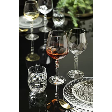 Barski Gin Tonic Glass Set - Elegant Crystal Goblet Set