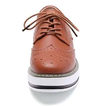 DADAWEN Comfortable Stylish Women's Oxfords Shoes
